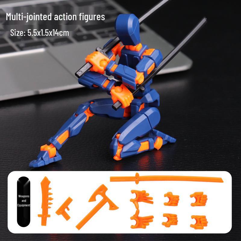 Lucky 13-Joint Movable 3D Doll - 3rd Gen Full Body DIY Decompression Toy