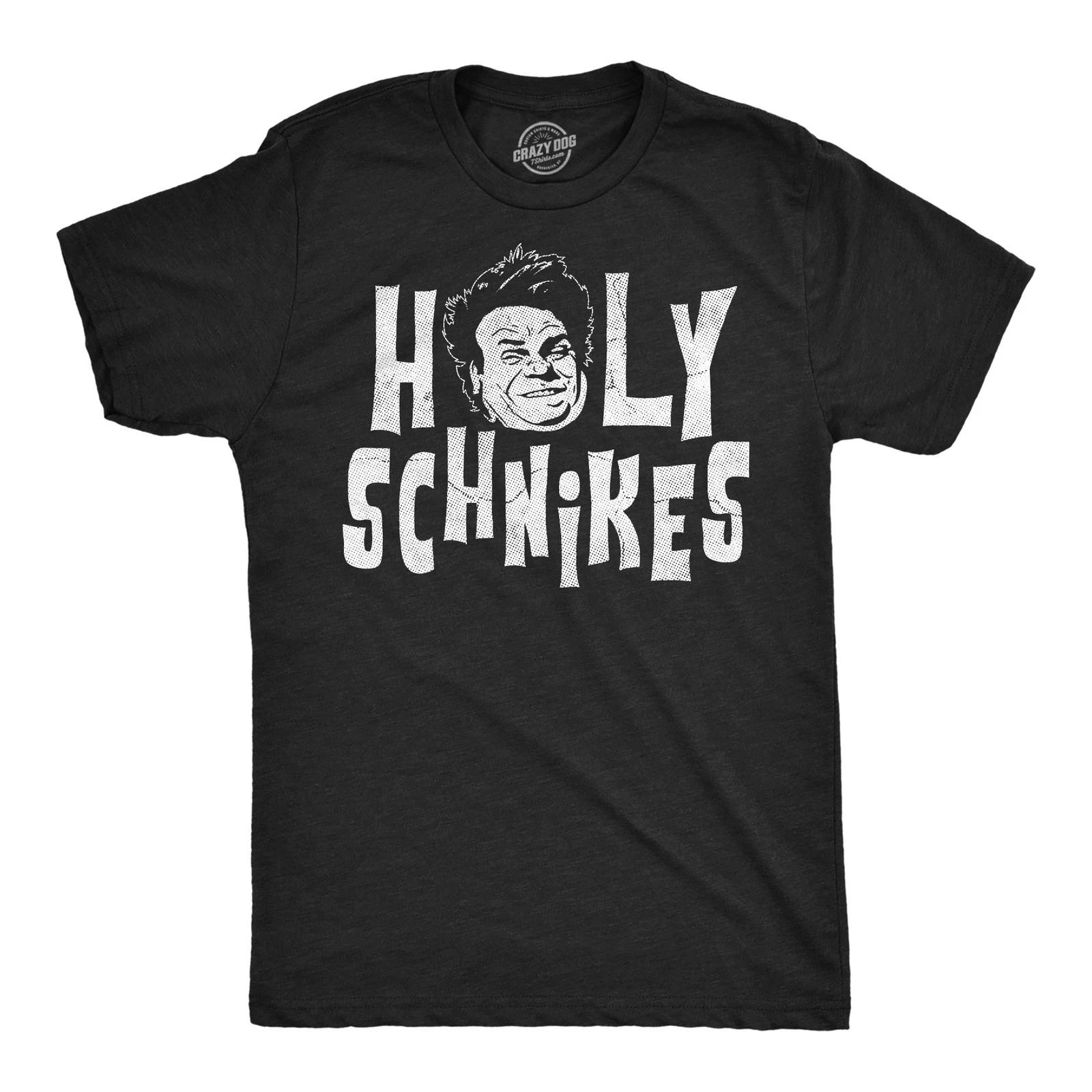 Mens Funny T Shirts Holy Schnikes Sarcastic Chris Farley Graphic Movie Quote XXXXL