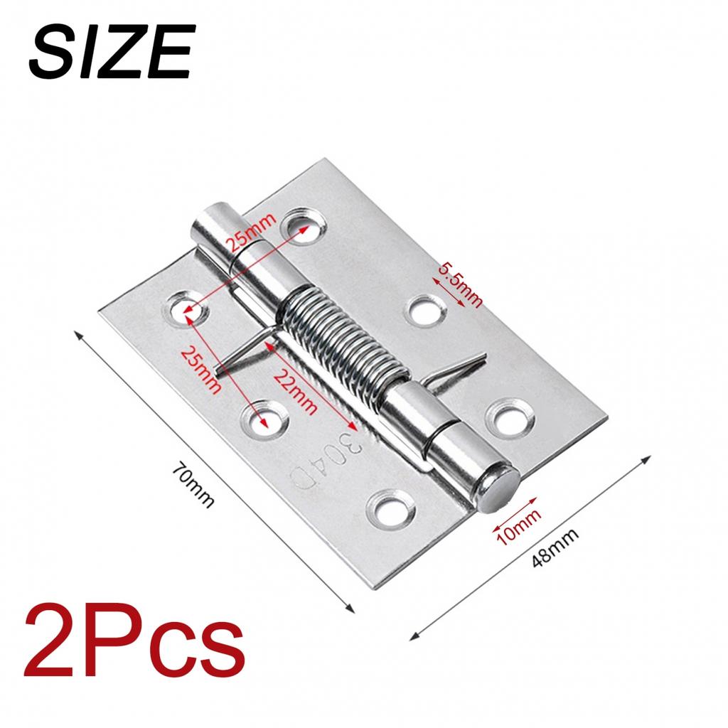 Door Internal Hinge Self Closing Spring Stainless Steel