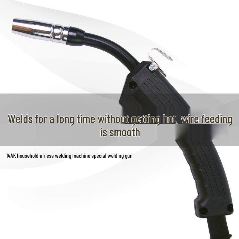 14AK Quick-Plug Airless MIG Welding Gun with 3m/5m Cable for NBC250 Small Welder, Flux-Cored Wire Compatible.