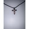 Used [Original Price 30,800] Smoked Silver 925 Cross Necklace MARS 48cm