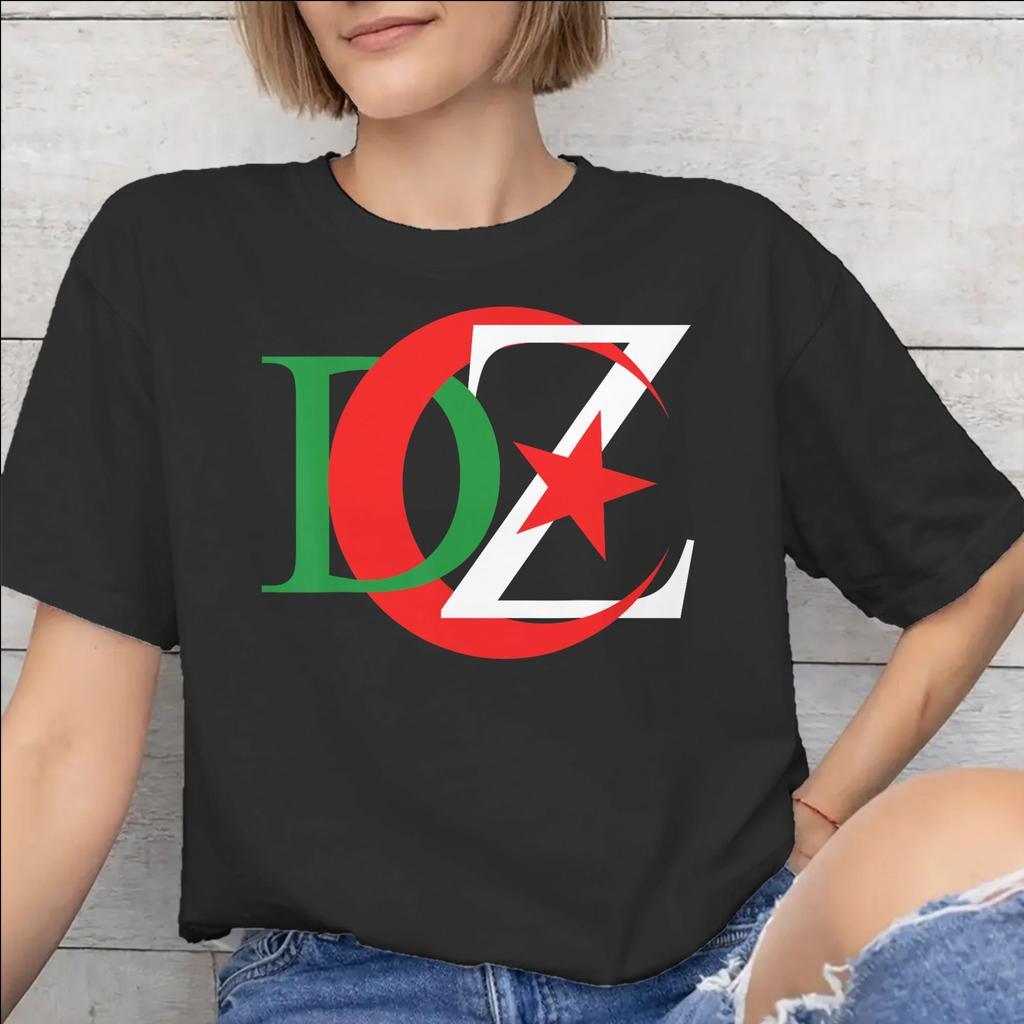 DZ Algeria Algerian Flag Merch Unisex T Shirts Pure Cotton Tee Graphic Tops Tshirt