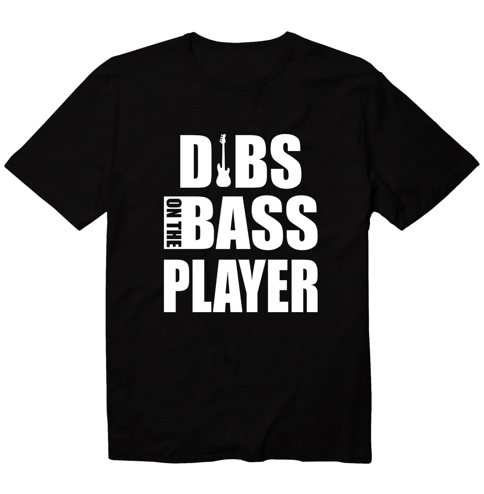 Dibs On The Bass Player Unisex Kid Youth T-Shirt Funny Guitar Youth Tee Shirt L