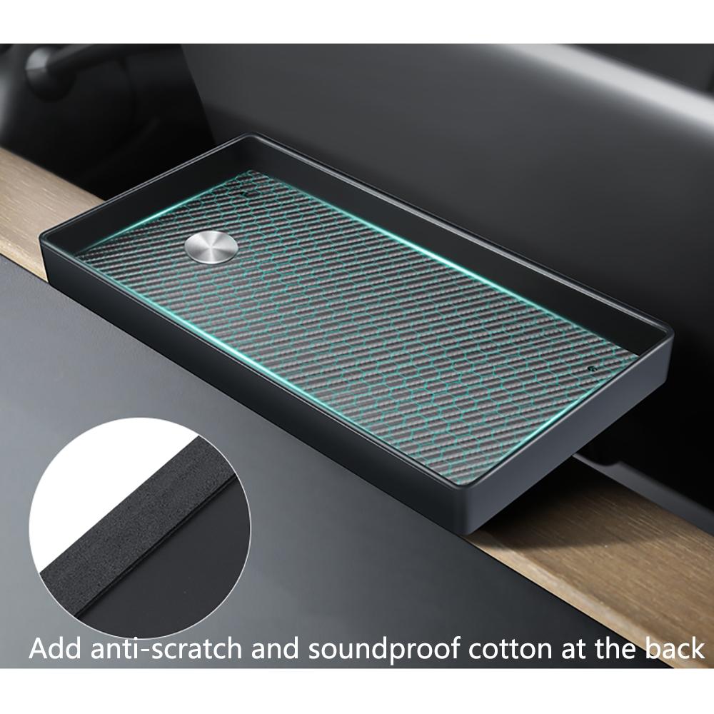 Car Hidden Storage Organizer Magnetic Hidden Storage Tray For Tesla Model 3 Y