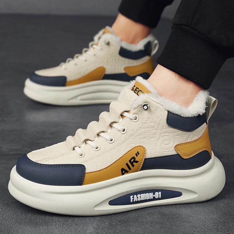 Модная мужская зимняя повседневная обувь — фото 7