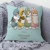 Funny Cat Mofusand Anime Cushion Cover Pillowcase Upholstery Sofa Throw Pillow Home Decor Pillowcas