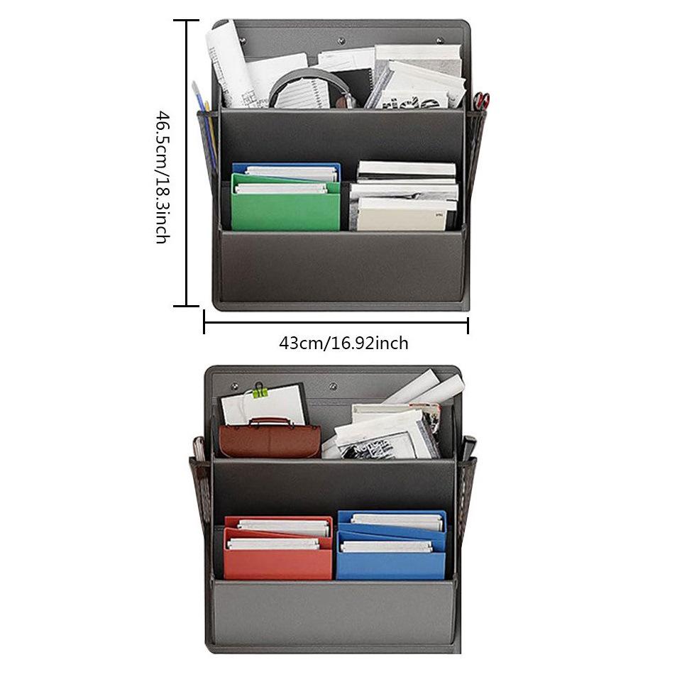 Wall-Mounted Fabric Shoe and Sundries Organizer