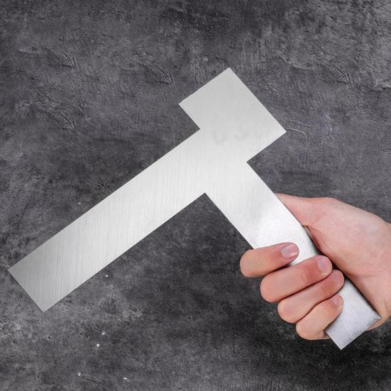 Edge Scraping Tool Right Angle Leveling Device High Accuracy Multifunctional DIY 90-Degree Angle Ruler Woodworking Tool