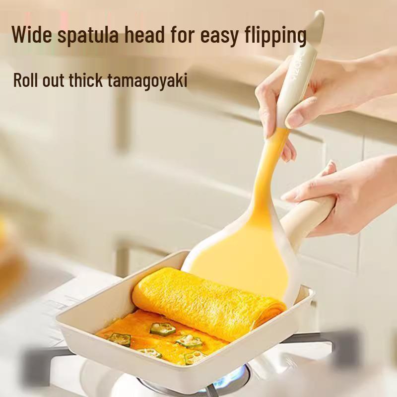 High-Temperature Non-Stick Pancake Spatula: Kitchen Scraper for Baking and Stir-Frying