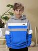 Boys Hoodie Stripe Printed Pullover Long Sleeve Thin Hooded Sweatshirt for Autumn Casual Versatile Classic Color Matching Design