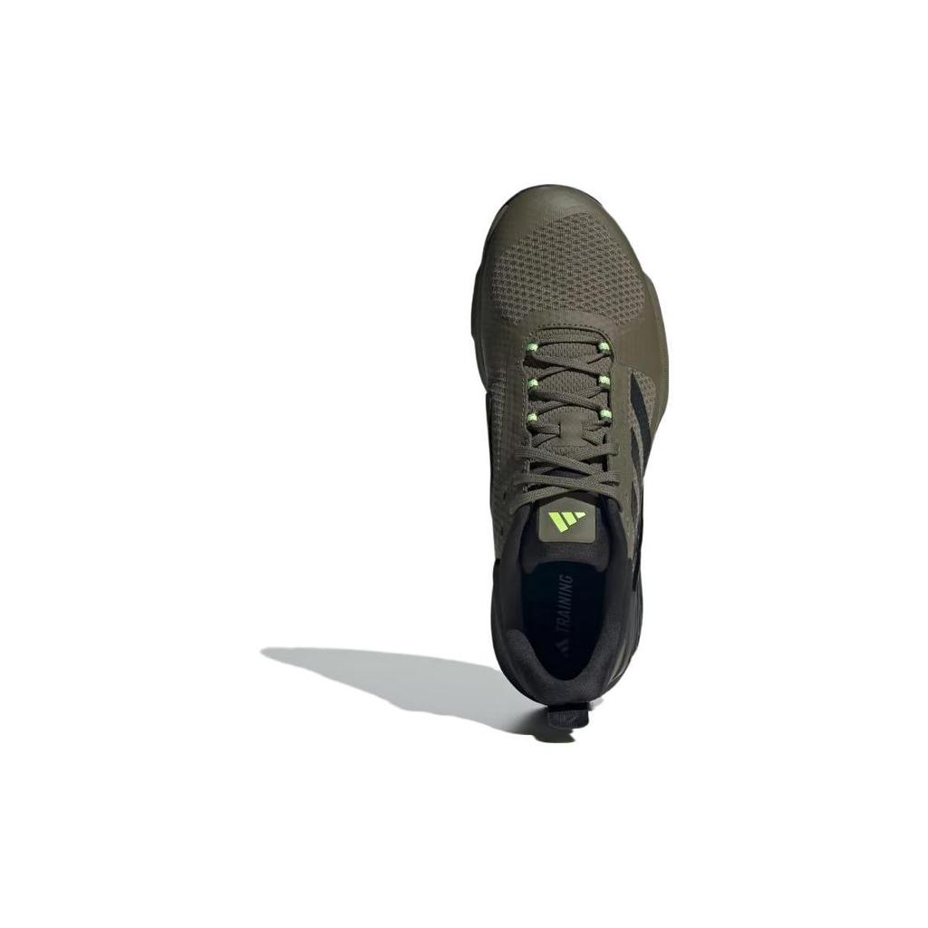 Adidas Dropset 2 Olive Strata Schwarze Unisex-Sneakers Grün Core-Schwarz Lucid-Lemon IF9908