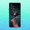 Great Americans Flag Phone Case For Samsung S25,S24,S23,S22,S21,S20,S10,Ultra,Plus,Lite,FE,Soft Silicone Black Cover