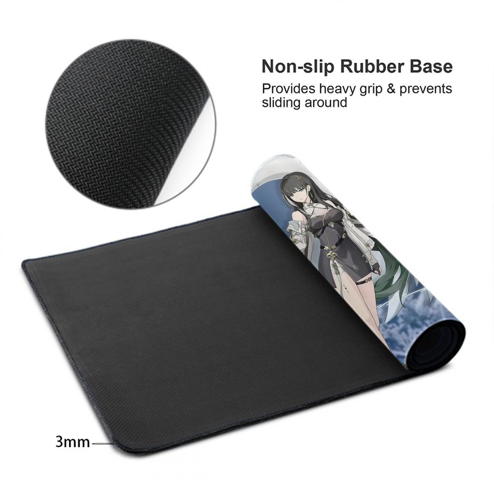 Baizhi Wuwa Mouse Pad 500X1000 Mm Large Gaming Mousepad Gamer XL Rubber Otaku Keyboard Pad Laptop Desk Mat