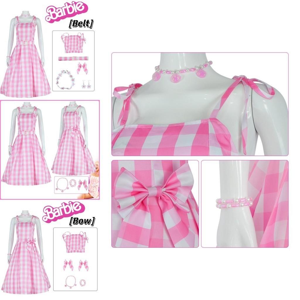 2023 Summer Season Barbie Cosplay Dress With Tight Polyester Fabric
