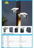 Outdoor Solar LED Wall Floodlight with Sensor - Waterproof Courtyard Lighting