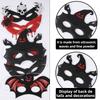 Halloween Half Face Mask Bat Skull Spider Demon Eye Cover Costume Accessory Party Decoration