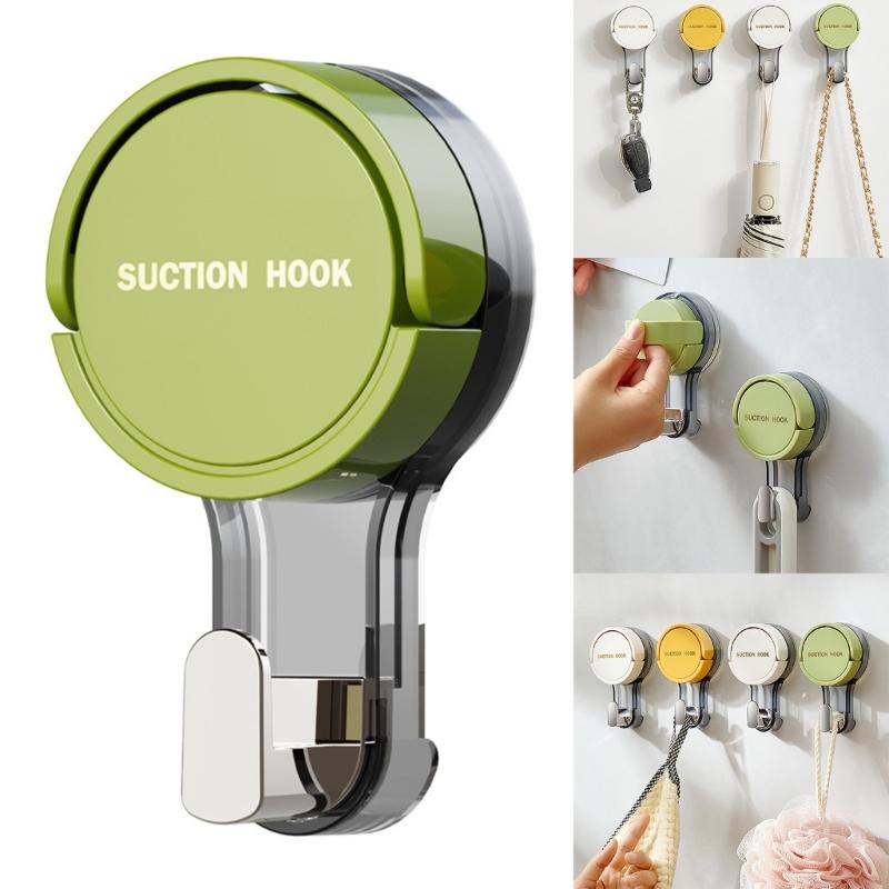 Removable Suction Cup Hook for Bathroom and Kitchen Strong Adhesive Towel Rack Waterproof Robe Coat Clothes Hanger