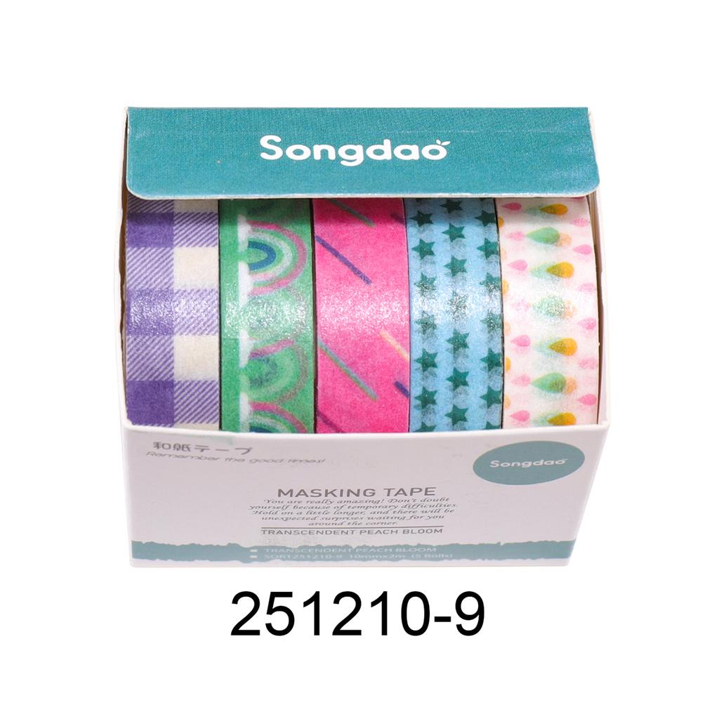Retro Cartoon Color Ful Washi Tape Set for DIY Photo Frames Diaries Gift Box Packaging Exquisite Decorative Items Cute Gift