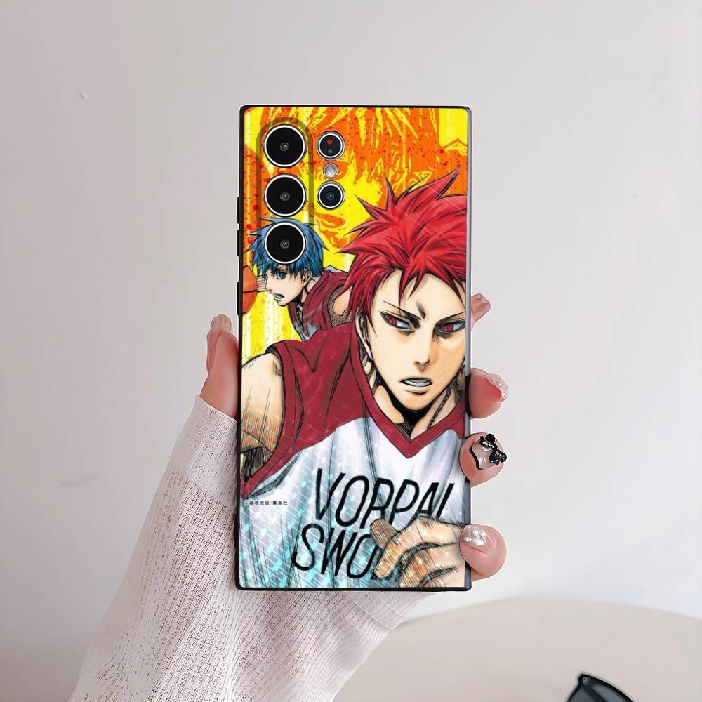 Anime Kuroko no Basuke Phone Case For Samsung Galaxy S25 S24 S22 S23 Ultra S21 S20 Plus 5G Frosted Non-Slip Full Cover Soft Case