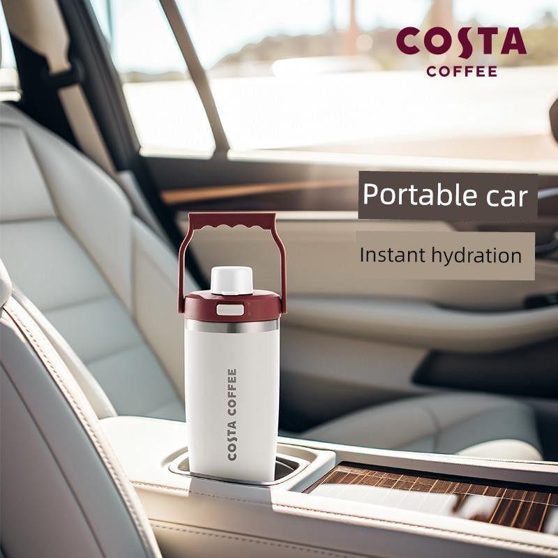 Costa Big Mac Large Capacity Vacuum Cup Large Water Cup Girl 2024 New Stainless Steel Student Carrying Cup