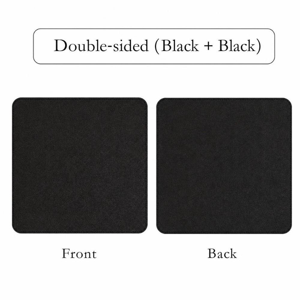 Front and Back Color Matching Leather Mouse Pad Writing Mat Laptop Table Mat  Home