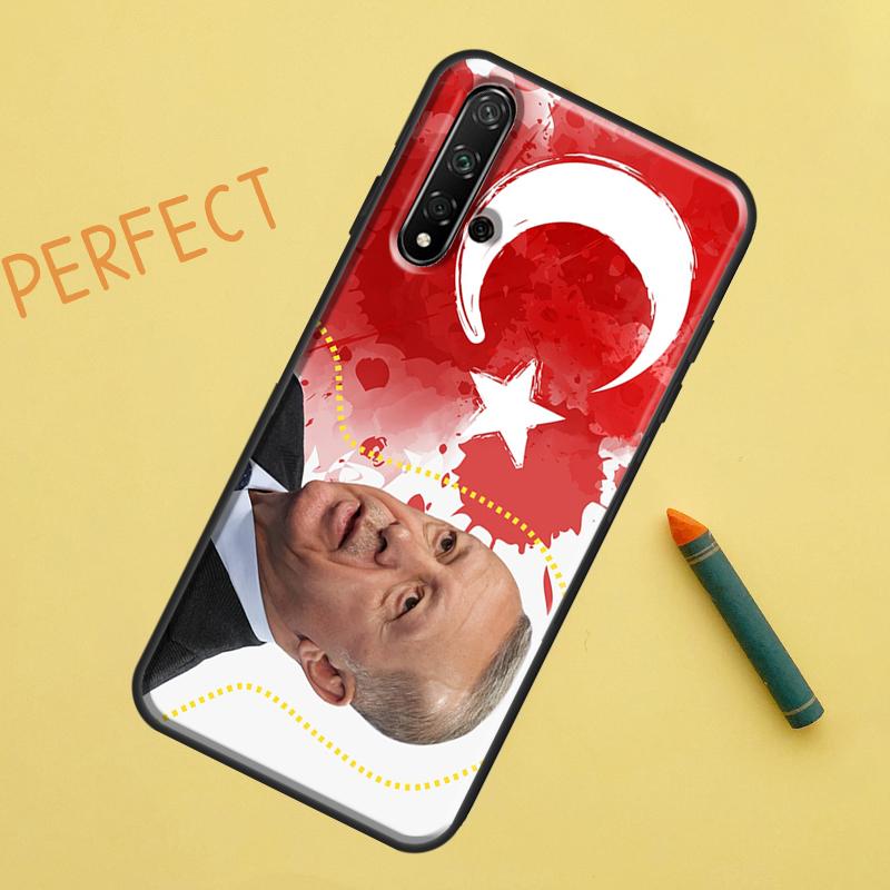 Turkey Recep Tayyip Erdogan For Huawei Nova 8i 12i 11i 12s Y73 Y72 Y61 Y91 Y90 Y70 Y60 9 10 SE P30 P40 Lite P60 Pro Case