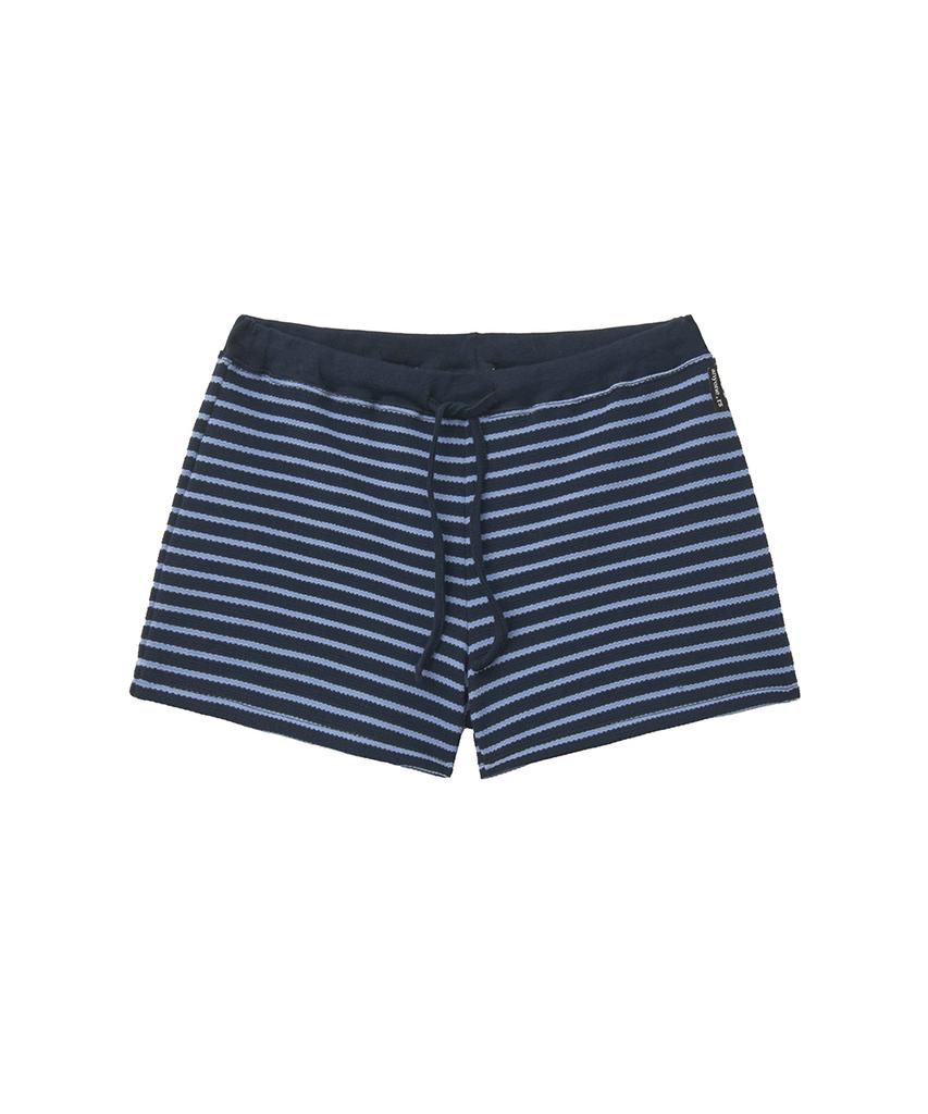 Lense Stripe Micro Shorts Navy