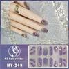 Three-dimensional Waterproof No-bake Gel Nail Polish Film Full Sticker European and American Sexy Nail Film Paper Nail Film Paper