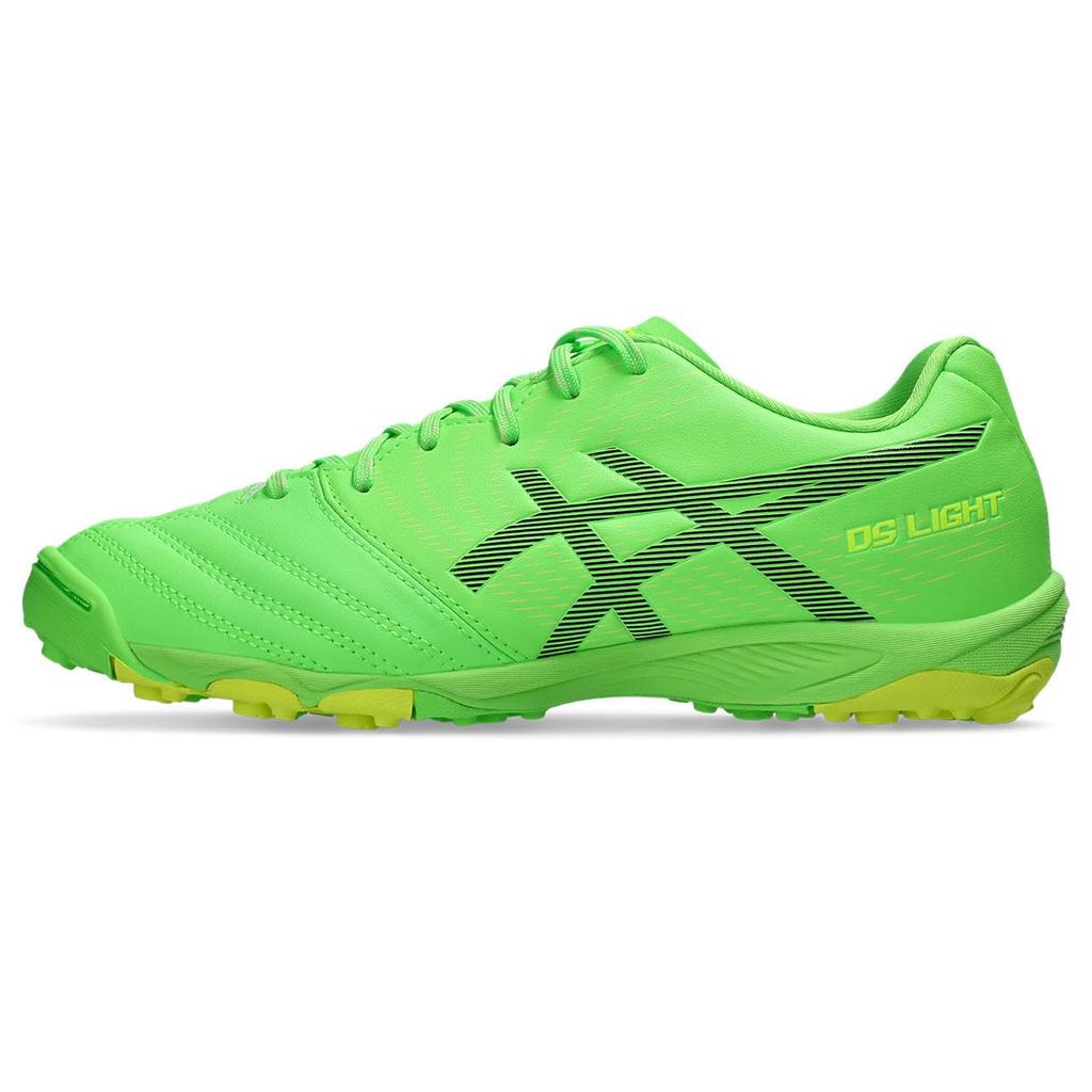 ASICS DS LIGHT JR GS TF Soccer Shoes Size 300 Size 2E (1104A053), Unisex, (Green Gecko/Black), 24.0 cm,