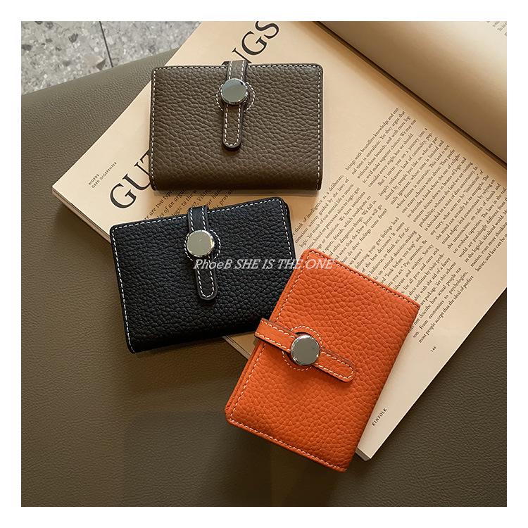 Exquisite 2025 Women's Slim Card Holder - High-Capacity Genuine Leather, Multi-Card Slots, Niche Design
