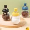 Baijie Spoon-Lid Glass Spice Jar Set