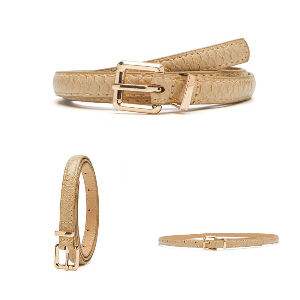 

Пряжка из цинкового сплава для девочек, винтажный женский тонкий пояс из искусственной кожи, корейский кожаный ремень, украшение для платья