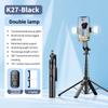 FANGTUOSI new Tripods For Mobile Phone Camera Holder Clip Smartphone Monopod With big light and microphone Stand For Phone