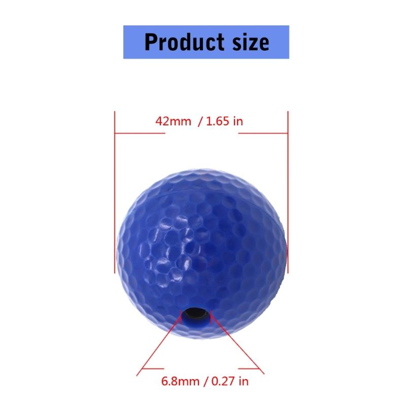 6Pcs Golf Tossing Ball Replacement Outdoor Lawn Yard Golf Throwing Ball Hard Golf Training Ball for Ladders Toss Game