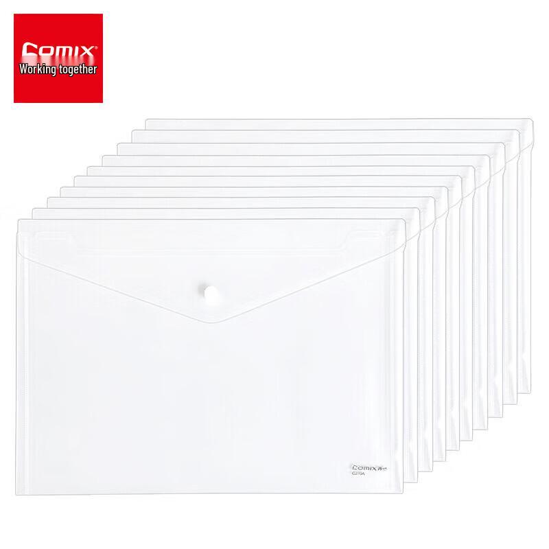 Comix C310A A4 Snap Button File Folders