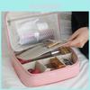 Style Large Capacity Makeup Bag With Waterproof Pu Material For Travel And Home Use