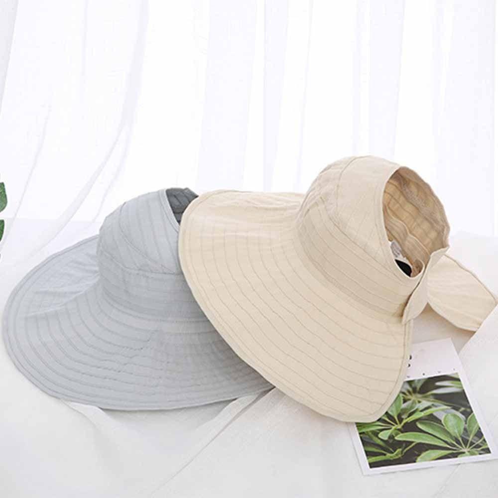 Adjustable Outdoor Beach Cap Wide Brim Summer Beach Hat Sun Protection Hat Beach Wear