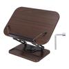 Multifunctional Book Stand Foldable Reading Display Holder with 360 Degree Rotating Base Pen Slot Elastic Page Clips