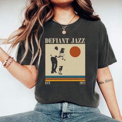 Defiant Jazz Shirt Severance TV-Show T-Shirt 90er Vintage T-Shirt Unisex Kurzarm T-Shirts Retro T-Shirts Gemütliches Sci-Fi Fan Geschenk