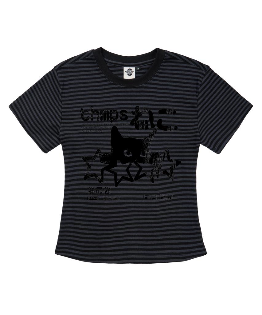 BORN CHAMPS [6 Colors] Vtg Champs Neko Women'S Short Striped Short Sleeve B25St60