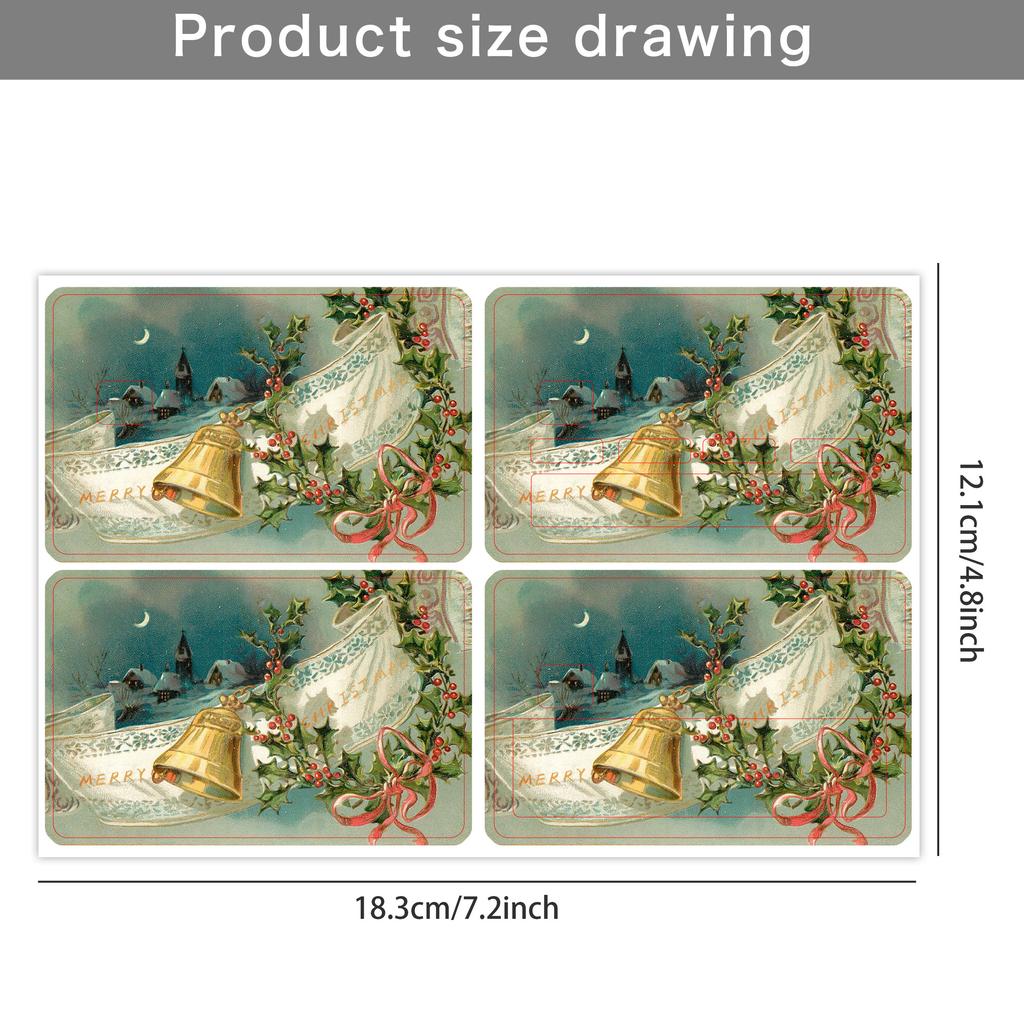 4PCS Slim Waterproof Credit/Debit Card Stickers - Funny Food Coupons, Personalized Decor