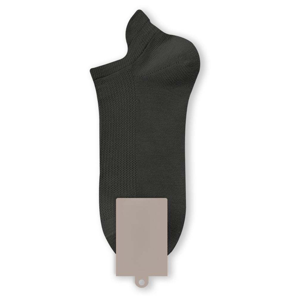 Men's Summer Thin Cotton Mesh Boneless Deodorant Sweat Absorbing Breathable Heel Socks