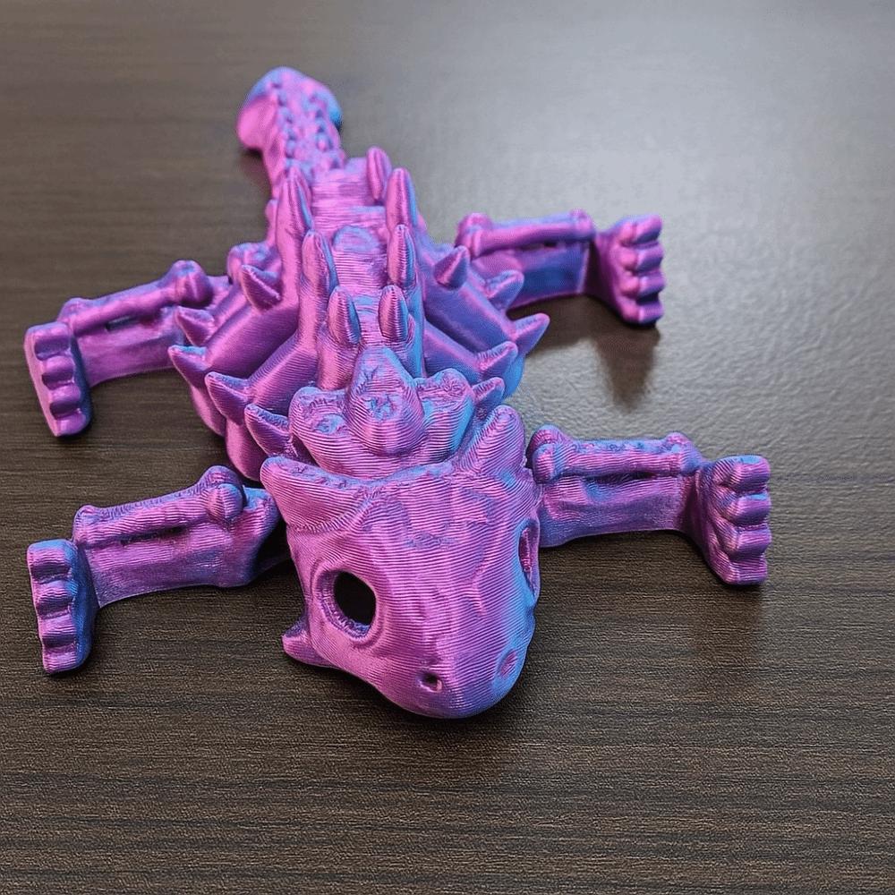 PLA Realistic Dinosaur Model Toy Handmad Dinosaur Miniatures Figurine  Desktop Decorative