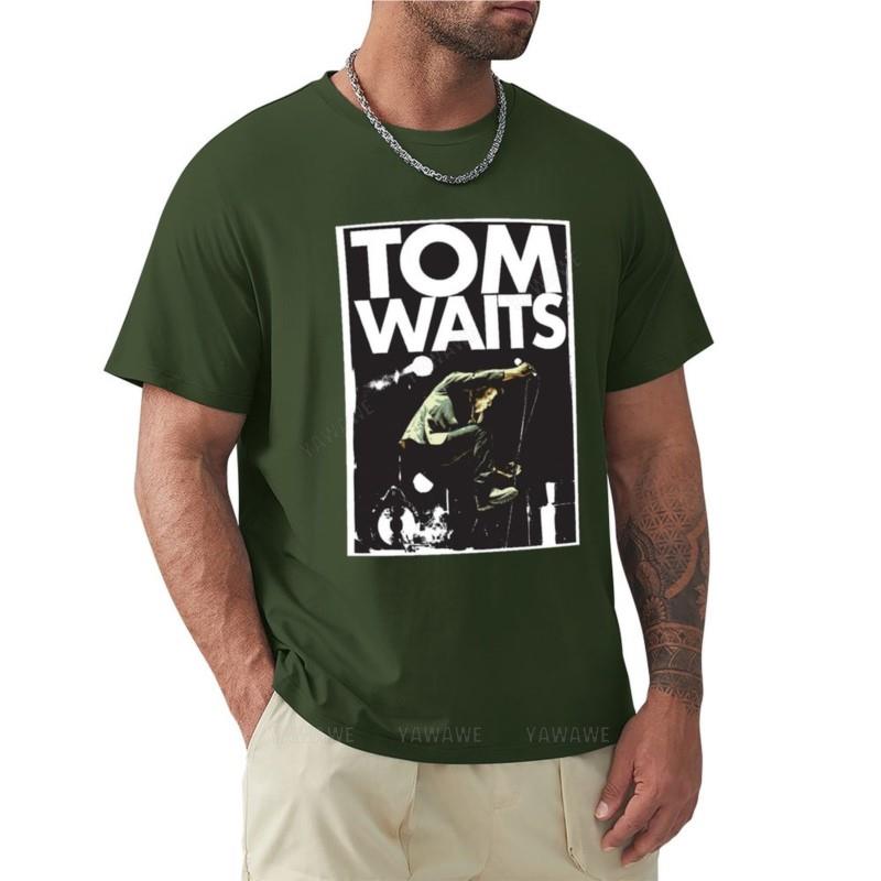 Tom Waits TShirt Funny T Shirts Sweat Shirt Unisexs Vintage T Shirts Cotton Top Tees Unisexs TShirt