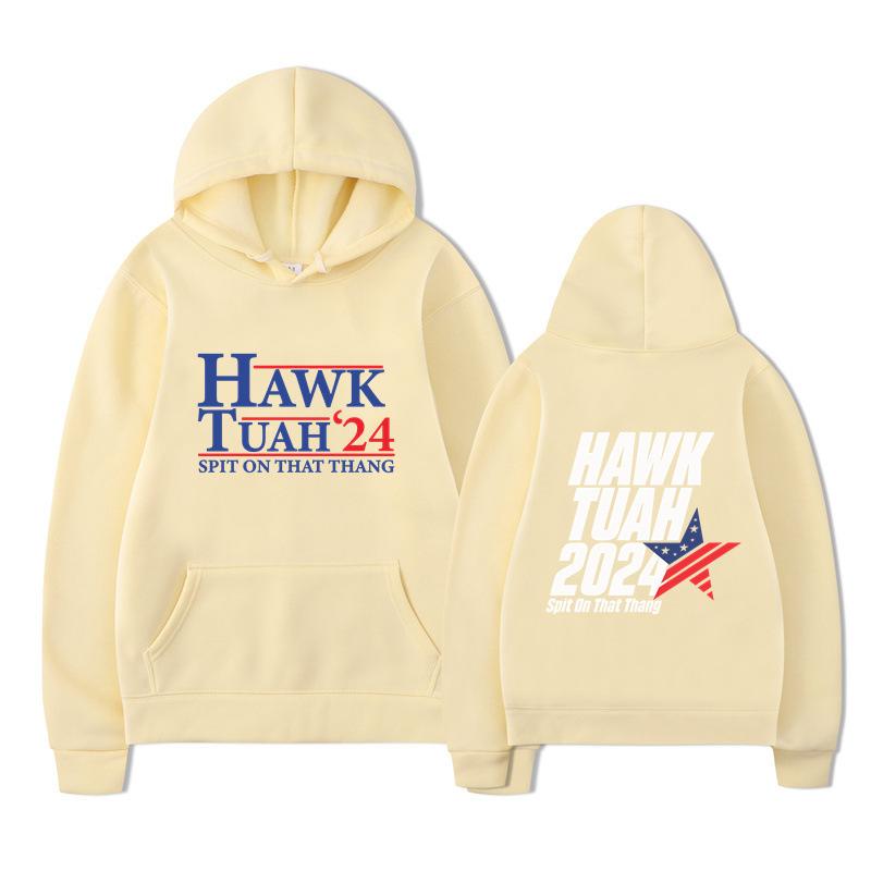 Hawk Tuah Spit on That Thang Hoodies Men Fashion Long Sleeve Sweatshirts Women Casual Harajuku Streetwear Sudaderas
