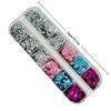 12-Grid Polka Dot Glitter Nail Art Decorations Colorful DIY Sequins Nail Decorations Minimalist Nail Art Decorations Nail Salon