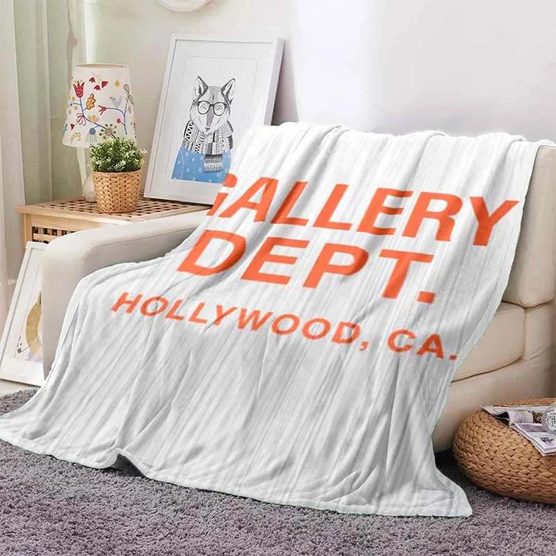 G-Gallery D-Dept Print Flannel Blanket Children Teen Family Gift Portable Home Travel Bed Sofa Office Plush