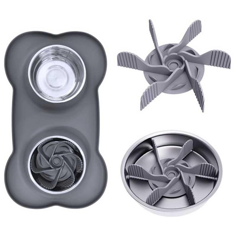 Safety Slow Feed Dog Bowl Insert Fit for Regular Bowls to Slow Down Eating Turn Dog Bowl for Cat Dish into Dog Slow Feed