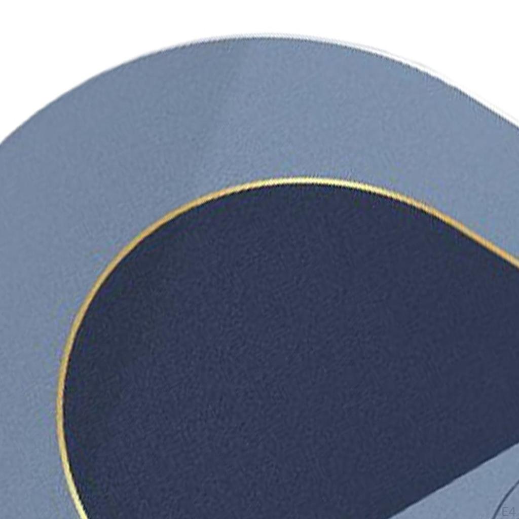 Mat Rug Wrinkle Printed Oval Non Slip Absorbent Bathroom for Balcony Hallway