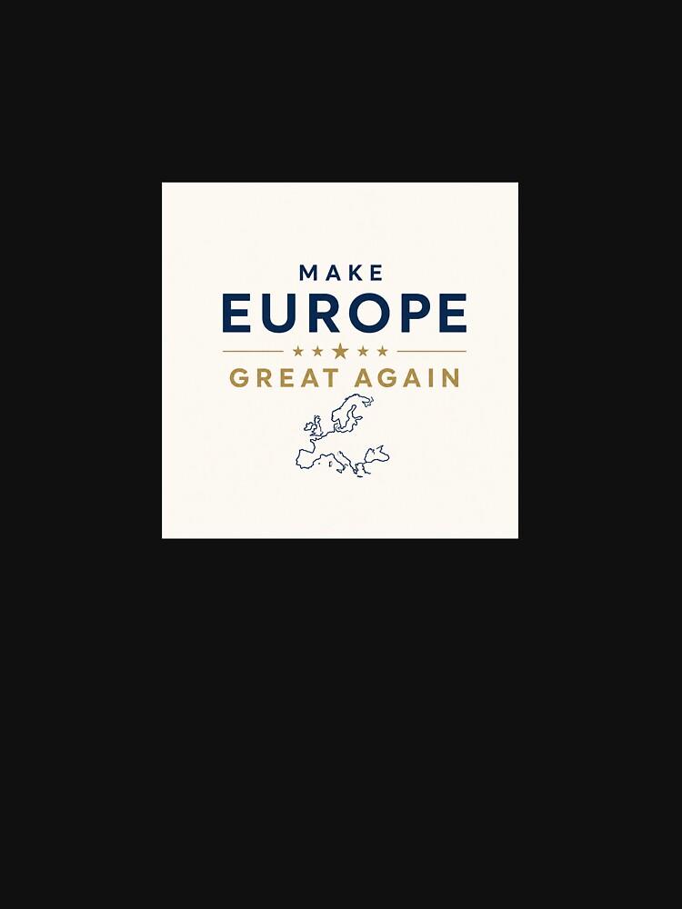 Europe Make Europe Great Again | Minimalist European Design Classic T-Shirt